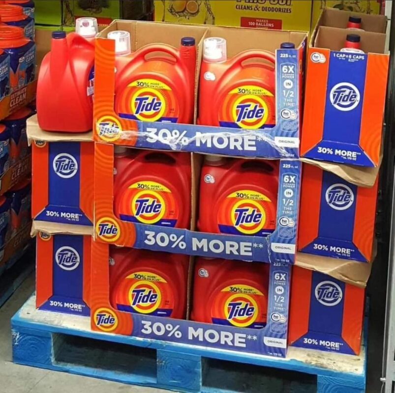 Laundry Detergent Pallets For Sale